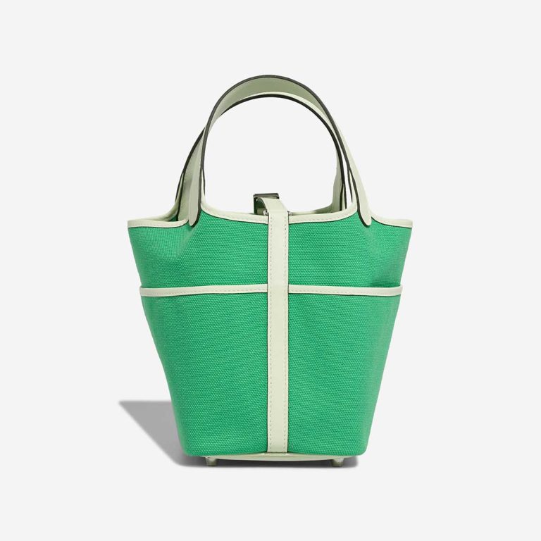 Hermès Picotin Cargo 18 Toile Goeland / Swift Vert Comics / Vert Fizz | Sell your designer bag