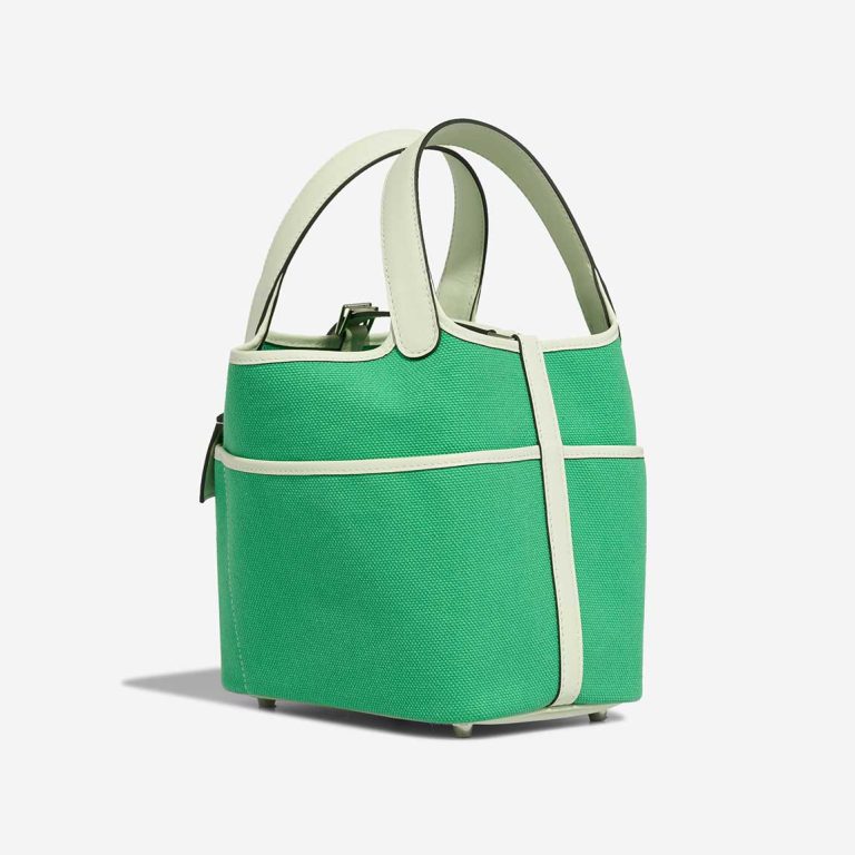 Hermès Picotin Cargo 18 Toile Goeland / Swift Vert Comics / Vert Fizz | Sell your designer bag