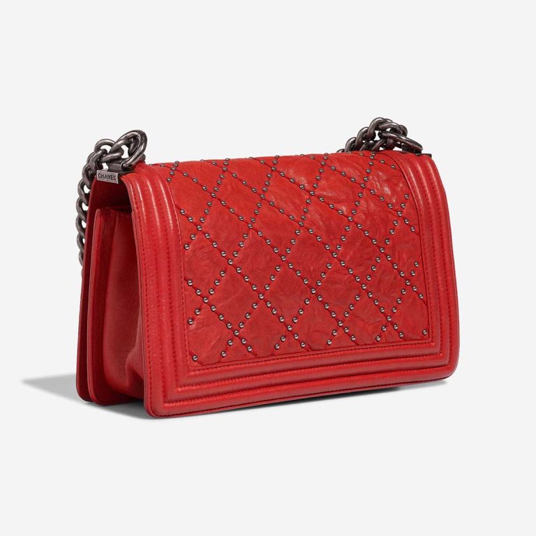 Chanel Boy Old Medium Calf Red | Sell your designer bag