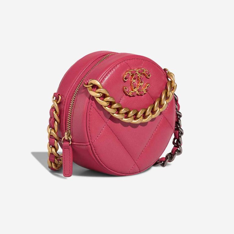 Chanel 19 Round Clutch Lamb Pink | Sell your designer bag