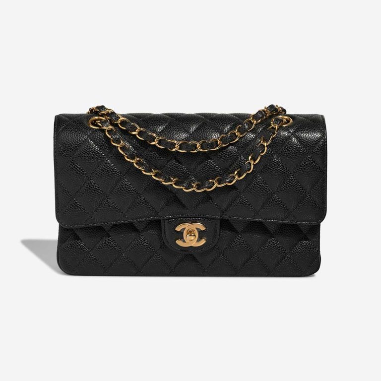 Chanel Timeless Medium Caviar Black Front | Sell your designer bag