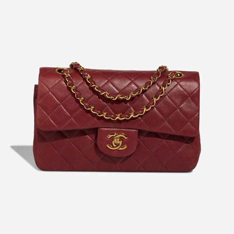 Chanel Timeless Small Lamb Red Front | Sell your designer bag