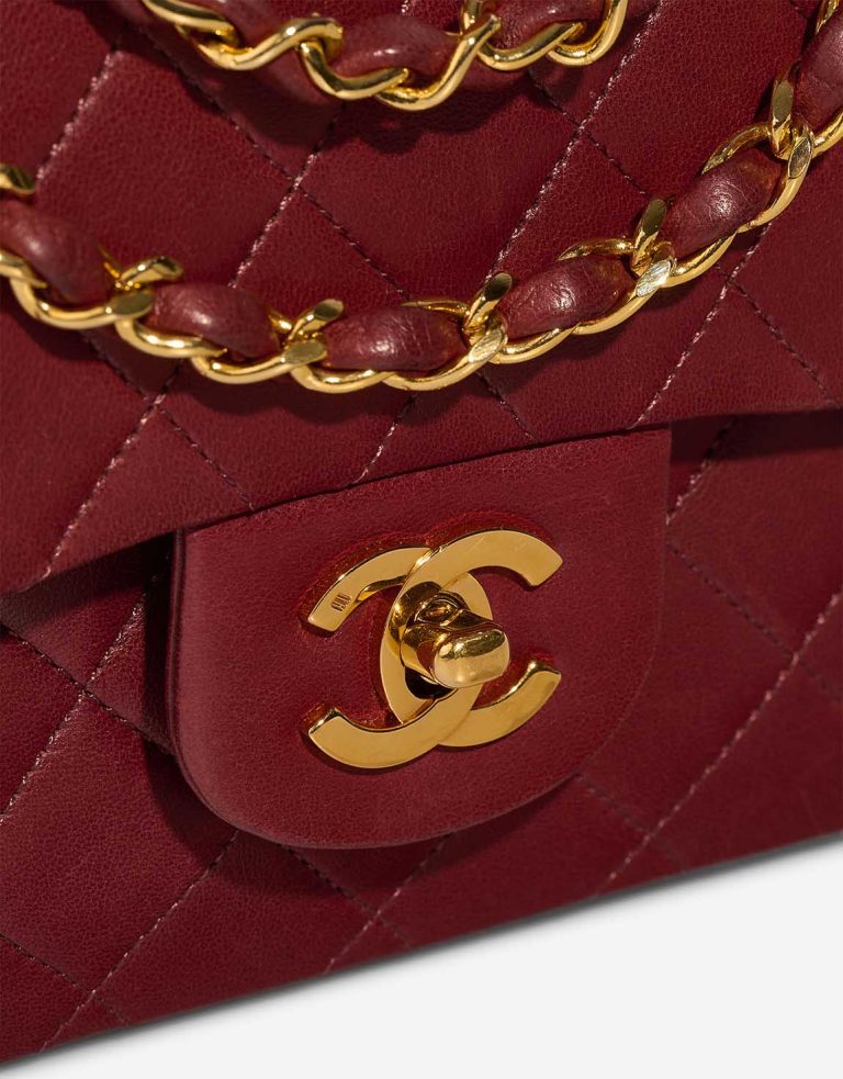 Chanel Timeless Small Lamb Red Closing System | Sell your designer bag