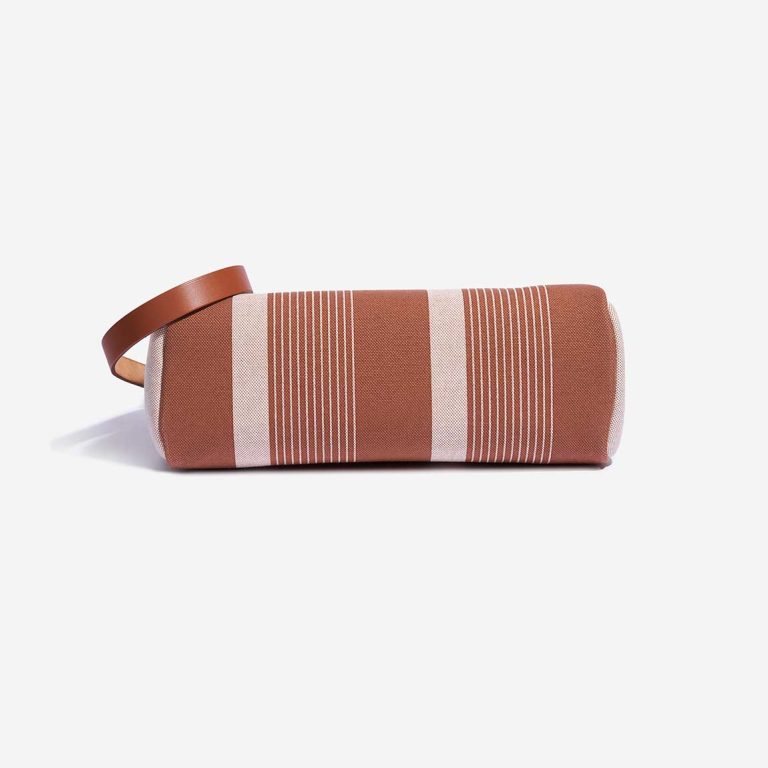 Hermès Herbag 31 Vache Hunter / Toile H Vibration Fauve / Écru / Beige | Sell your designer bag