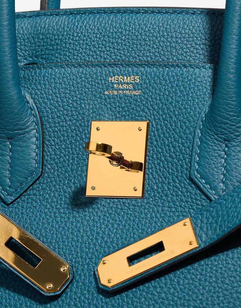Hermès Birkin 30 Togo Cobalt  Logo | Sell your designer bag