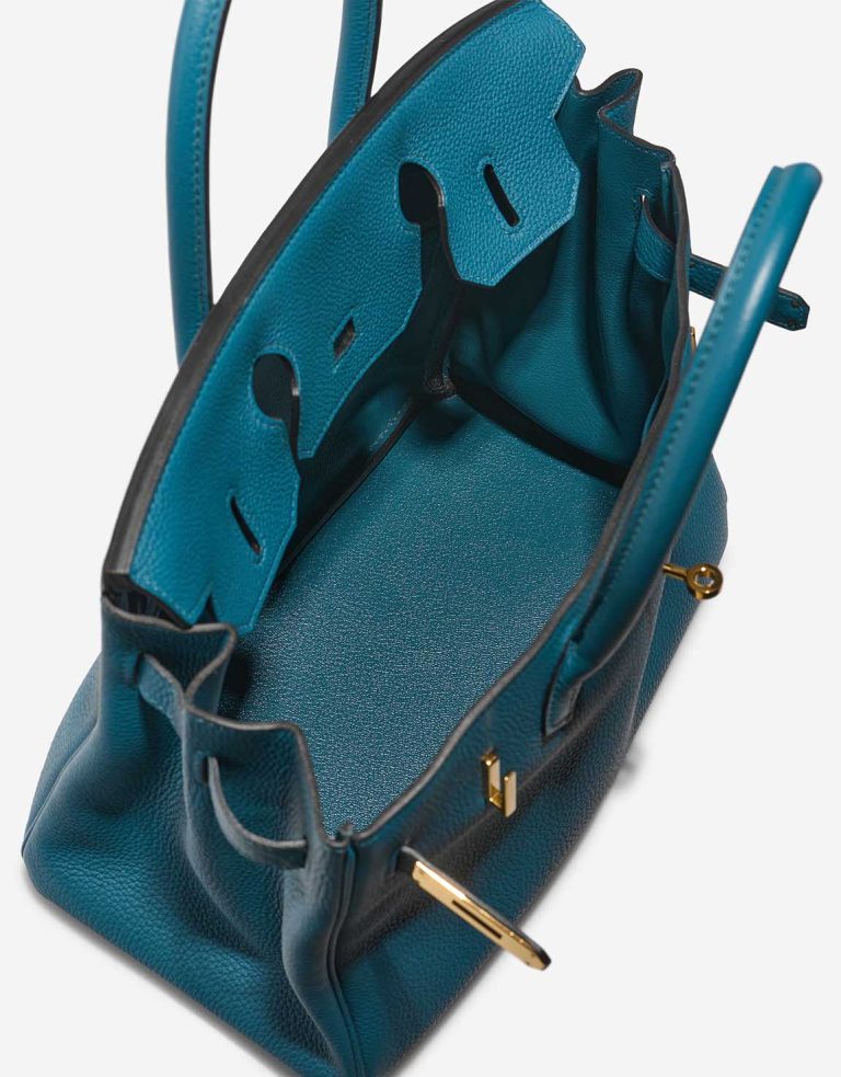 Hermès Birkin 30 Togo Cobalt  Inside | Sell your designer bag