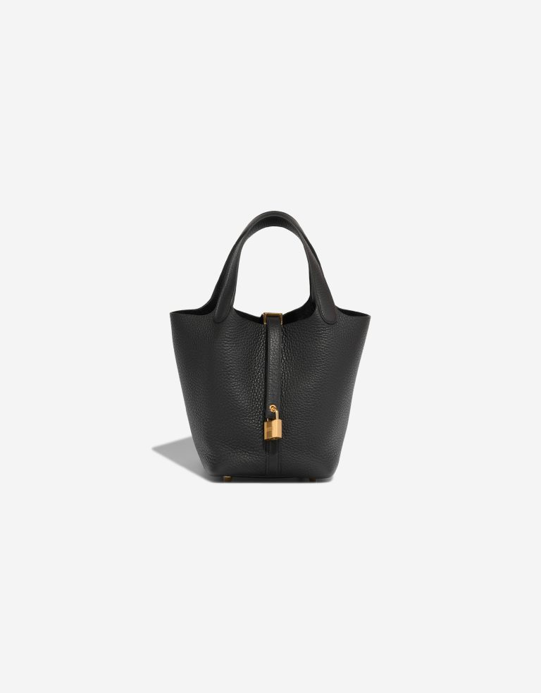 Hermès Picotin 18 Clémence Black Front | Sell your designer bag