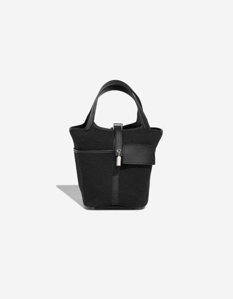 Hermès Picotin Cargo 18 Canvas / Swift Black Front | Sell your designer bag