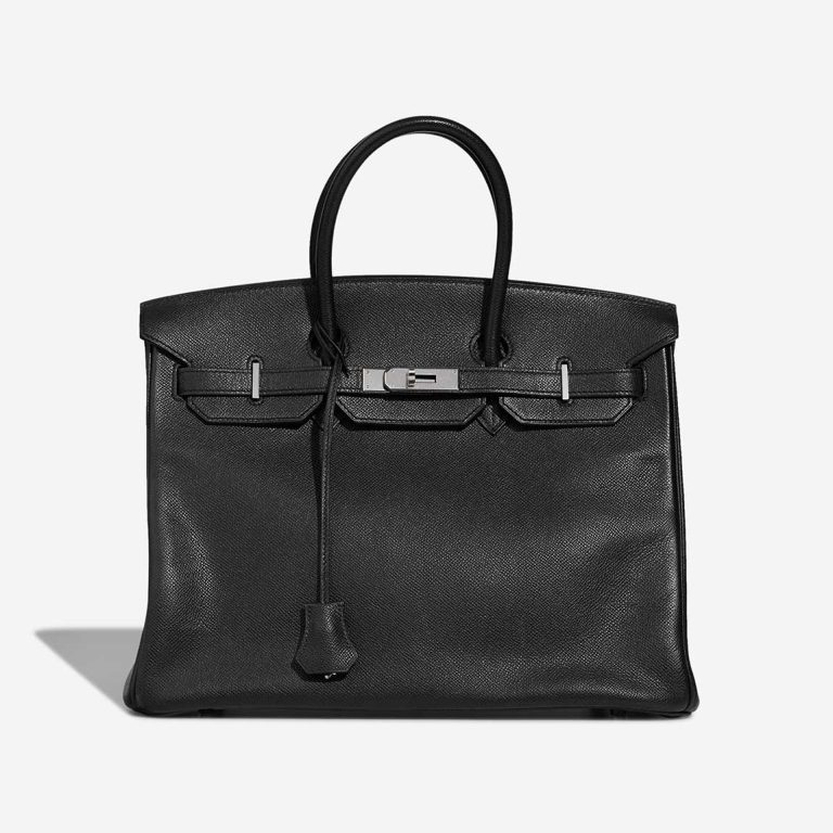 Hermès Birkin 35 Epsom Black Front | Sell your designer bag
