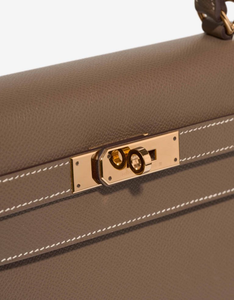 Hermès Kelly 32 Etoupe Epsom Closing System | Sell your designer bag