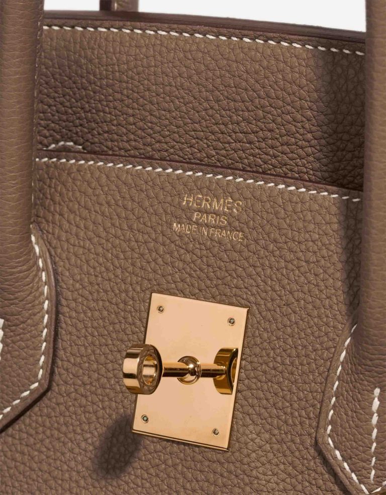 Hermès Birkin 35 Togo Etoupe Logo | Sell your designer bag