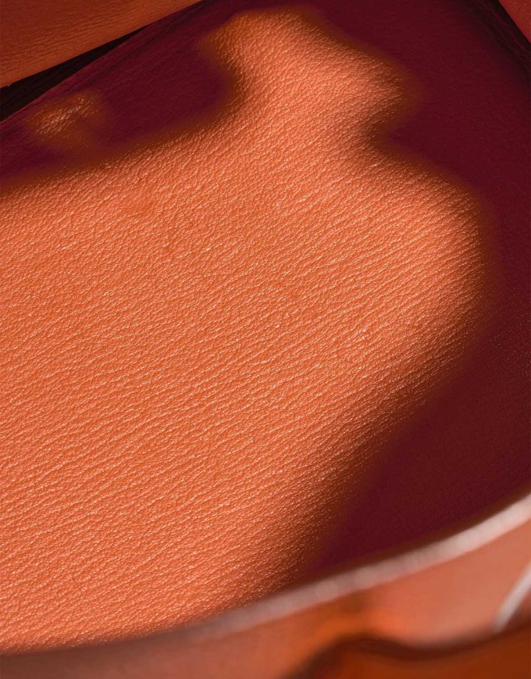 Hermès Birkin 35 Orange Clémence Signs of wear | Sell your designer bag