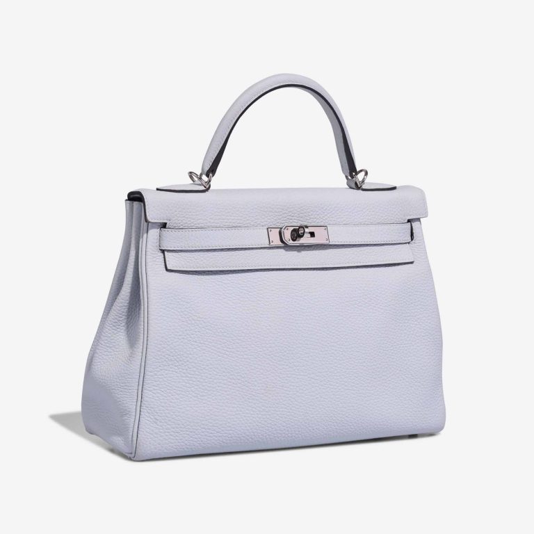 Hermès Kelly 32 Taurillon Clémence Bleu Pale | Sell your designer bag