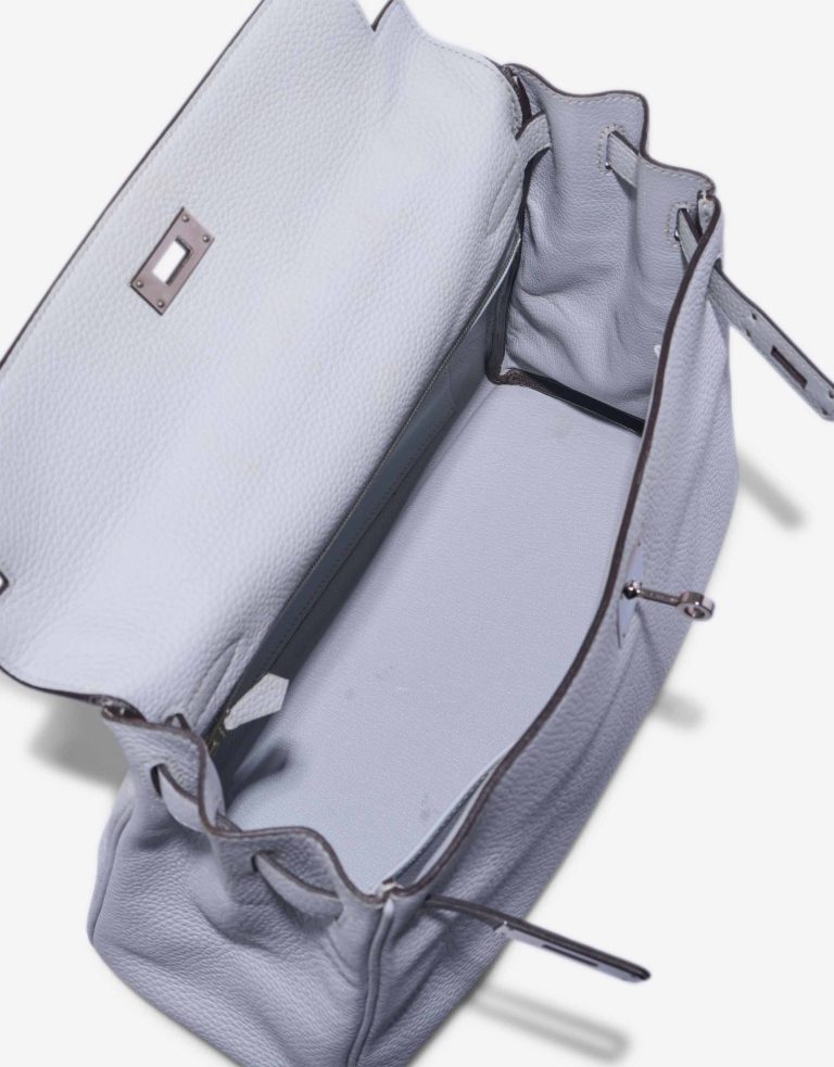 Hermès Kelly 32 Taurillon Clémence Bleu Pale Inside | Sell your designer bag