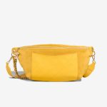 Chanel Pharrell Waist Bag Suede / Lamb Yellow Front | Sell your designer bag