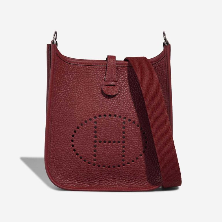 Hermès Evelyne 16 Taurillon Clémence Rouge H Front | Sell your designer bag