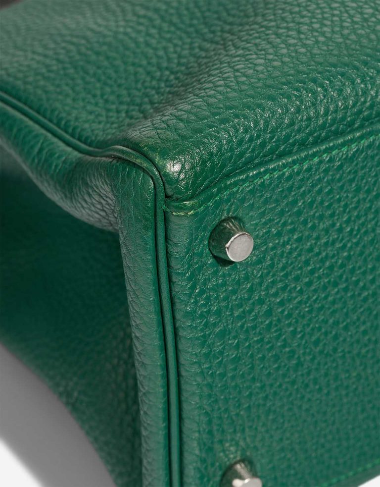 Hermès Kelly 35 Clémence Vert Vertigo Signs of wear | Sell your designer bag
