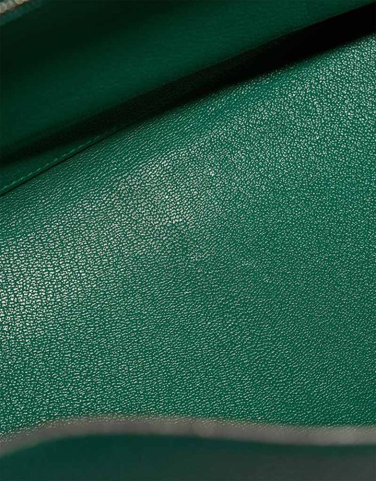 Hermès Kelly 35 Clémence Vert Vertigo Signs of wear | Sell your designer bag