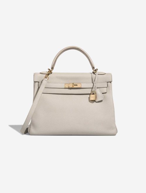 Hermès Kelly 32 Togo Gris Perle Front | Sell your designer bag