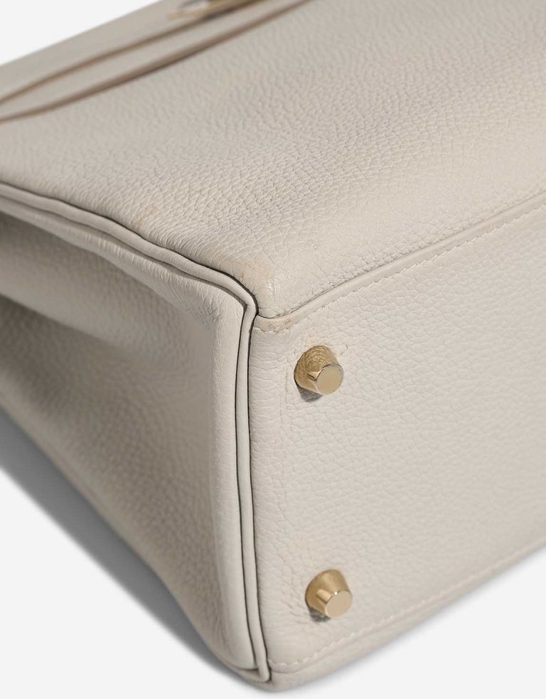 Hermès Kelly 32 Togo Gris Perle Signs of wear | Sell your designer bag