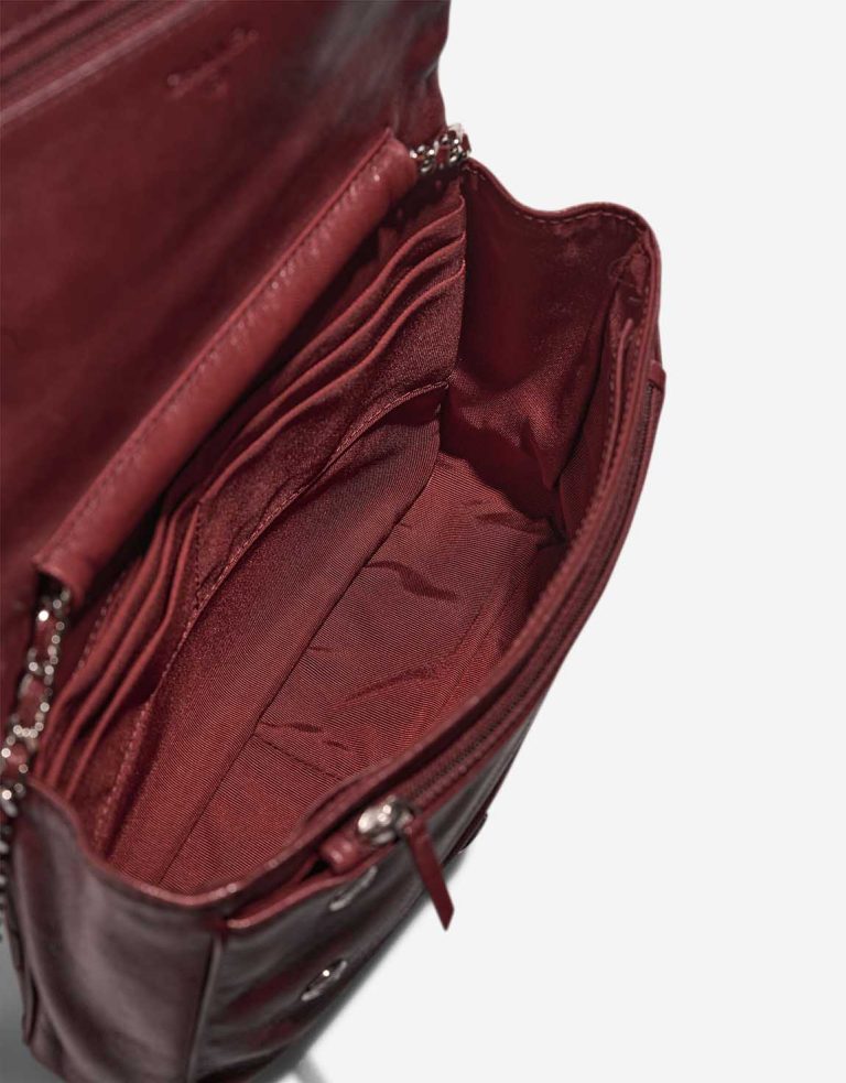 Chanel Flap Bag Small Calf Dark Red Inside | Sell your designer bag