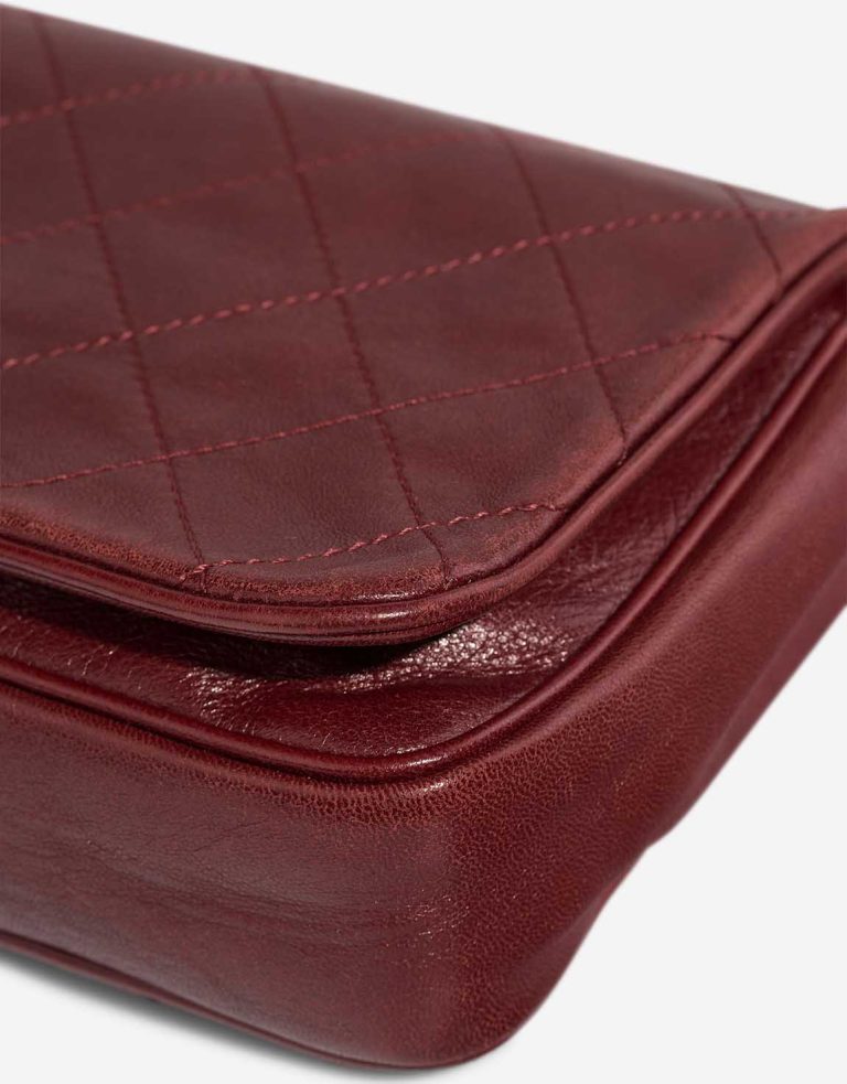 Chanel Flap Bag Small Calf Dark Red Signs of wear | Sell your designer bag