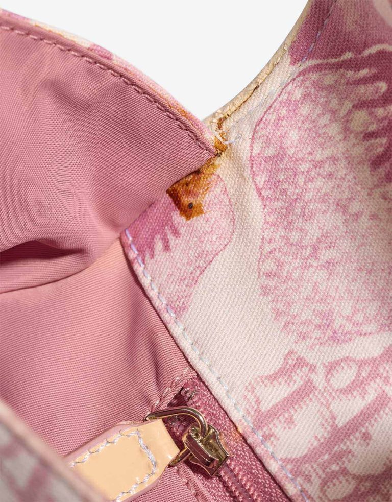 Dior Cherry Blossom Shoulder Bag Canvas White / Pink Signs of wear | Sell your designer bag