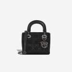 Dior Lady Mini Embroidery / Calf Black Front | Sell your designer bag