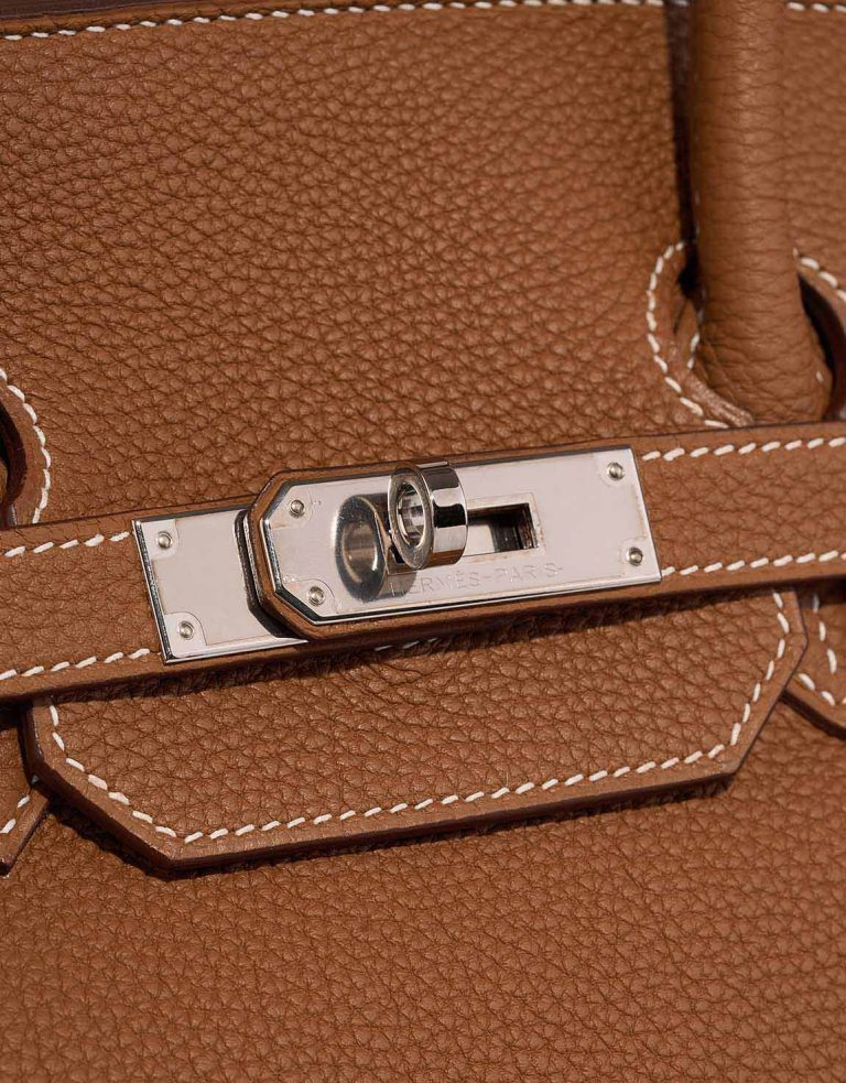 Hermès Birkin 35 Clémence Gold Closing System | Sell your designer bag