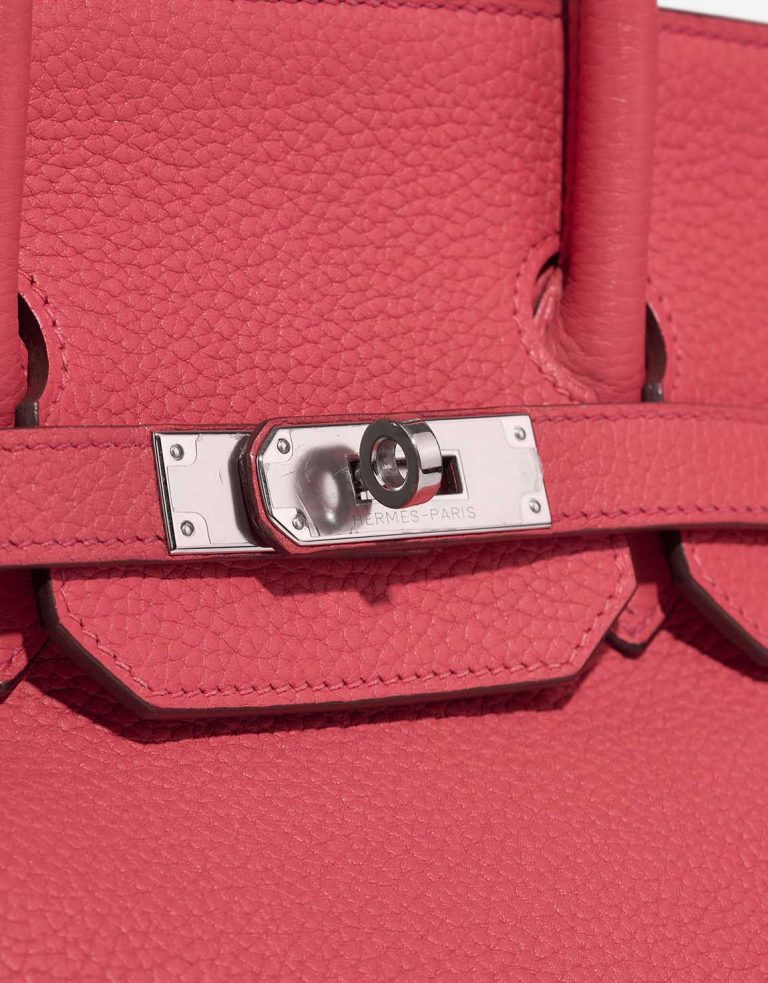 Hermès Birkin 35 Clémence Rose Lipstick Closing System | Sell your designer bag