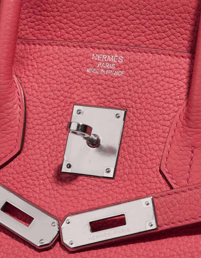 Hermès Birkin 35 Clémence Rose Lipstick Logo | Sell your designer bag