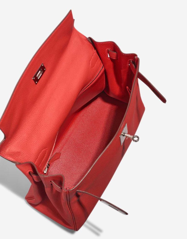 Hermès Kelly 32 Clémence Rouge Tomate Inside | Sell your designer bag