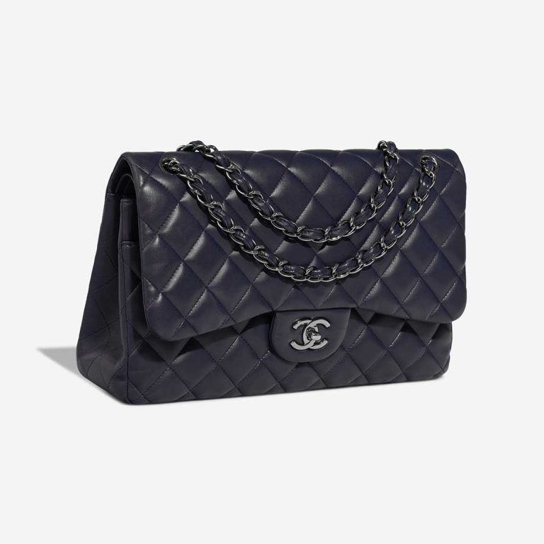 Chanel Timeless Jumbo Lammleder Dunkelblau | Verkaufen Sie Ihre Designer-Tasche