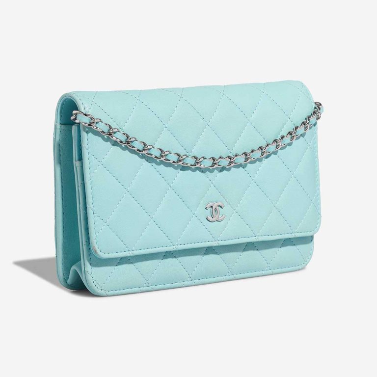 Chanel Timeless Wallet On Chain Lamb Blue | Sell your designer bag