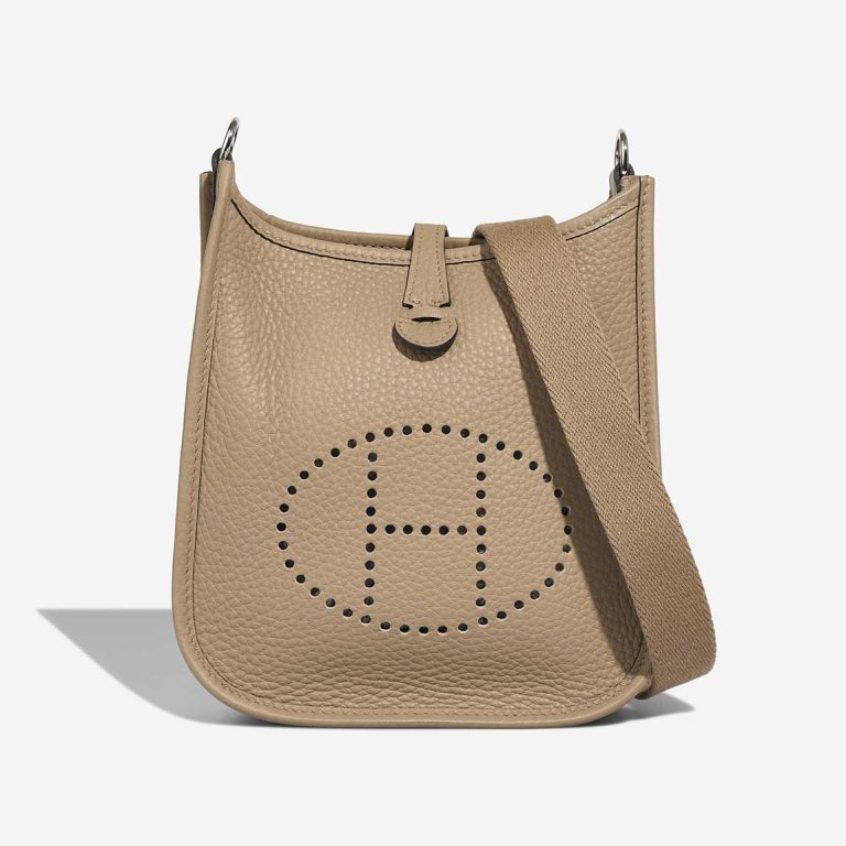 Hermès Evelyne 16 Taurillon Clémence Beige Marfa Front | Sell your designer bag