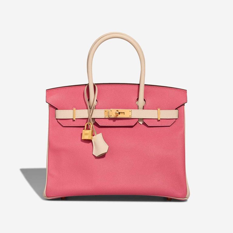 Hermès Birkin 30 HSS Rose Lipstick / Craie Front | Sell your designer bag