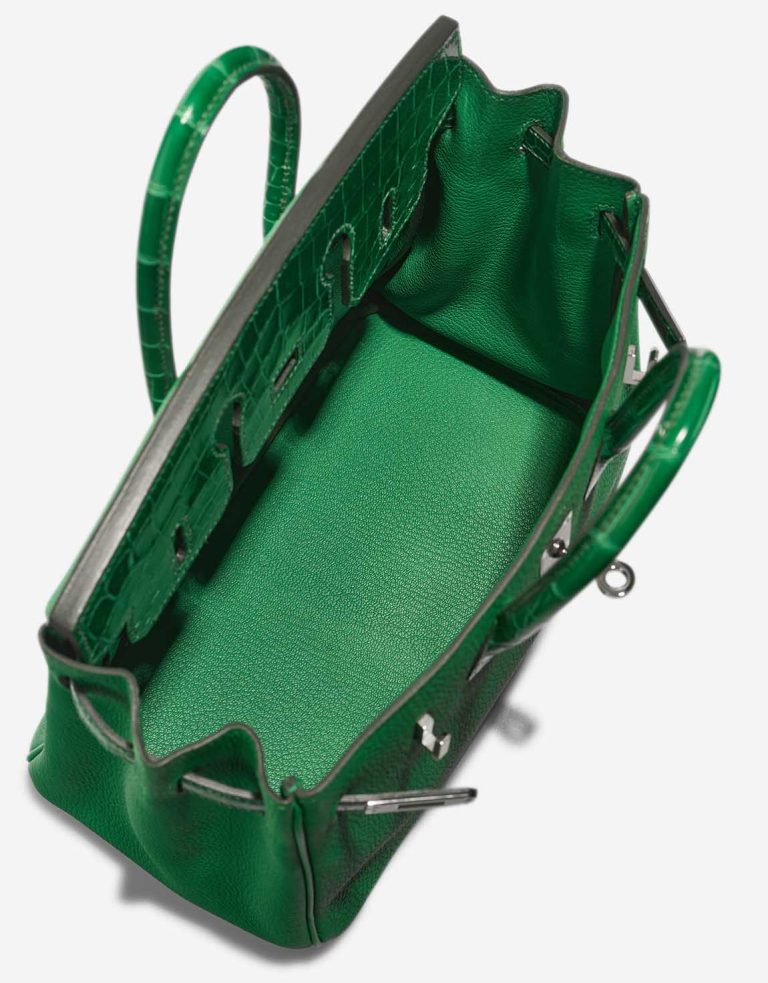 Hermès Birkin 25 Niloticus Crocodile / Togo Bambou / Vert Cactus Inside | Sell your designer bag