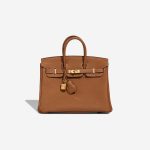 Hermès Birkin 25 Togo Gold Front | Sell your designer bag