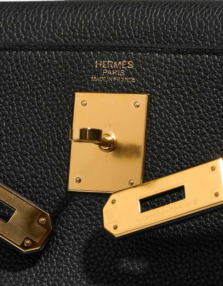 Hermès Kelly 28 Togo Black Logo | Sell your designer bag