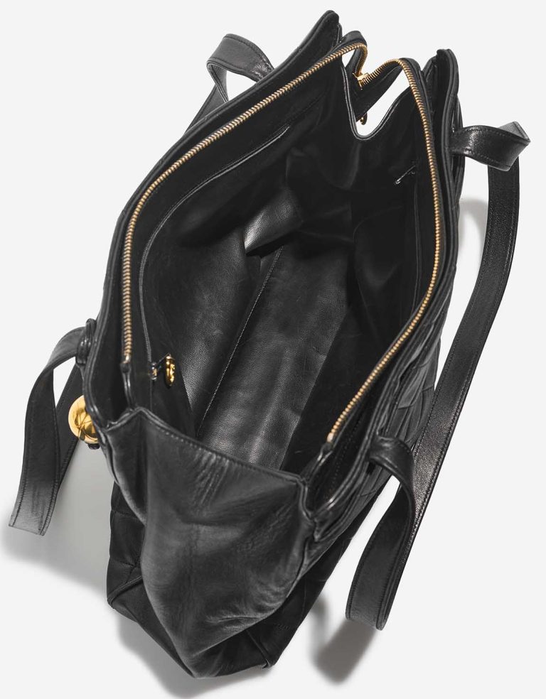 Chanel Shopping Tote Lamb Black Inside | Sell your designer bag