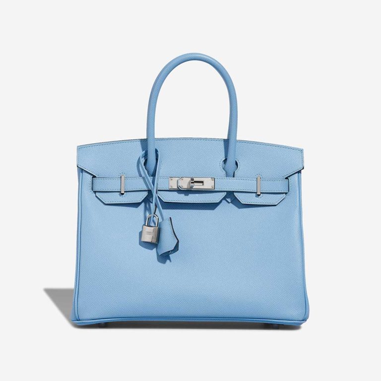 Hermès Birkin 30 Epsom Céleste Front | Sell your designer bag