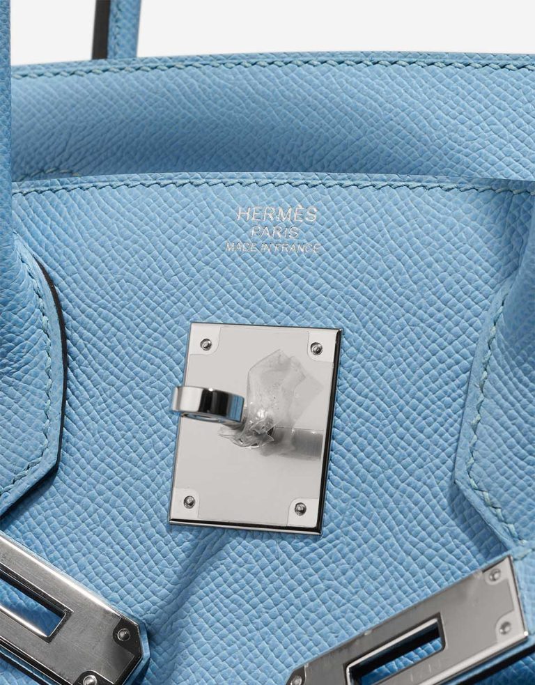 Hermès Birkin 30 Epsom Céleste Logo | Sell your designer bag