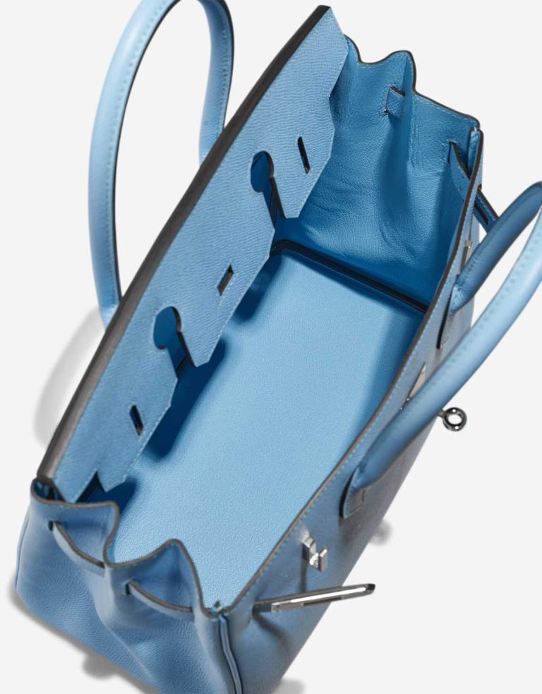 Hermès Birkin 30 Epsom Céleste Inside | Sell your designer bag