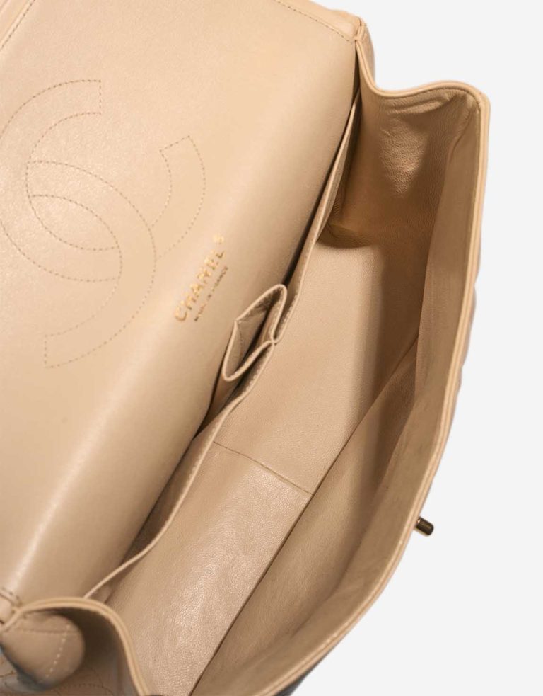 Chanel Timeless Jumbo Lamb Beige Inside | Sell your designer bag