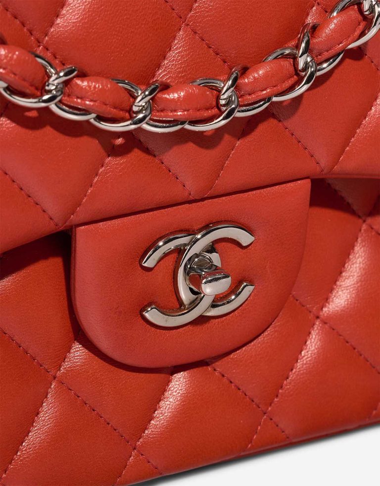 Chanel Timeless Jumbo Lamb Red Closing System | Sell your designer bag