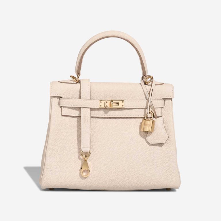 Hermès Kelly 25 Togo Craie Front | Sell your designer bag