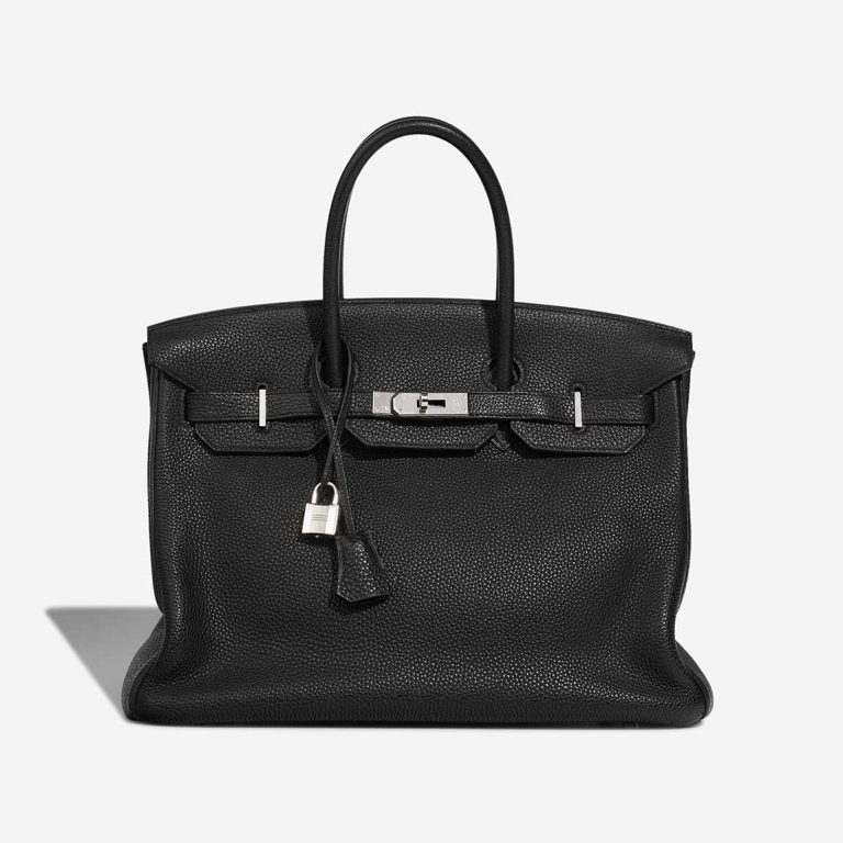 Hermès Birkin 35 Togo Black Front | Sell your designer bag