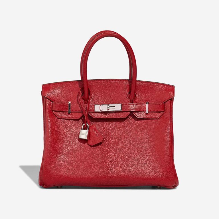 Hermès Birkin 30 Chèvre de Coromandel Rouge Vif Front | Sell your designer bag