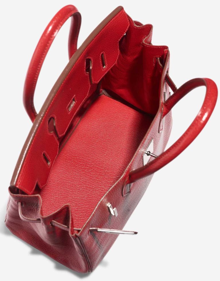 Hermès Birkin 30 Chèvre de Coromandel Rouge Vif Inside | Sell your designer bag