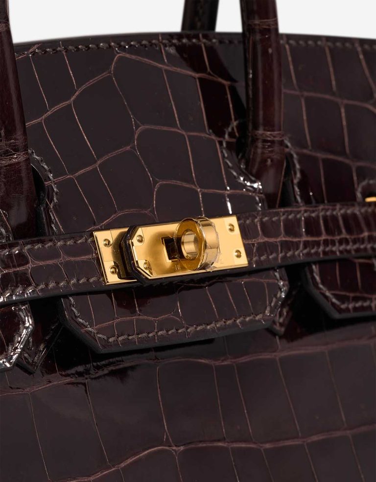 Hermès Birkin 25 Niloticus Crocodile Macassar Closing System | Sell your designer bag